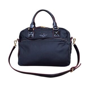MZ Wallace Black Gramercy Satchel Crossbody Handbag